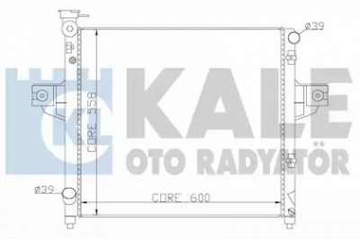 KALE OTO RADYATOR 342095 -  Радиатор, охлаждение двигателя